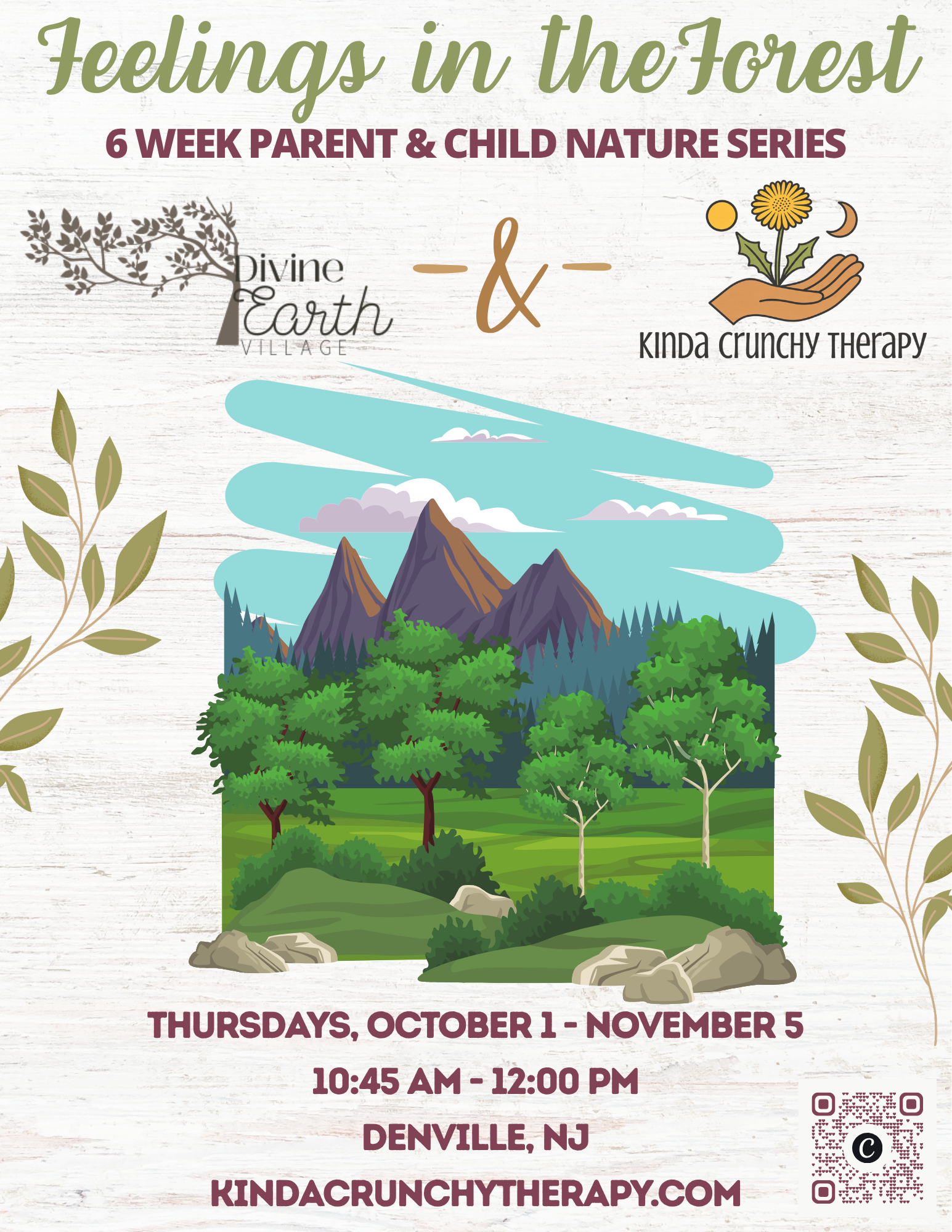Feelings in the Forest – Parent/Child Nature Series