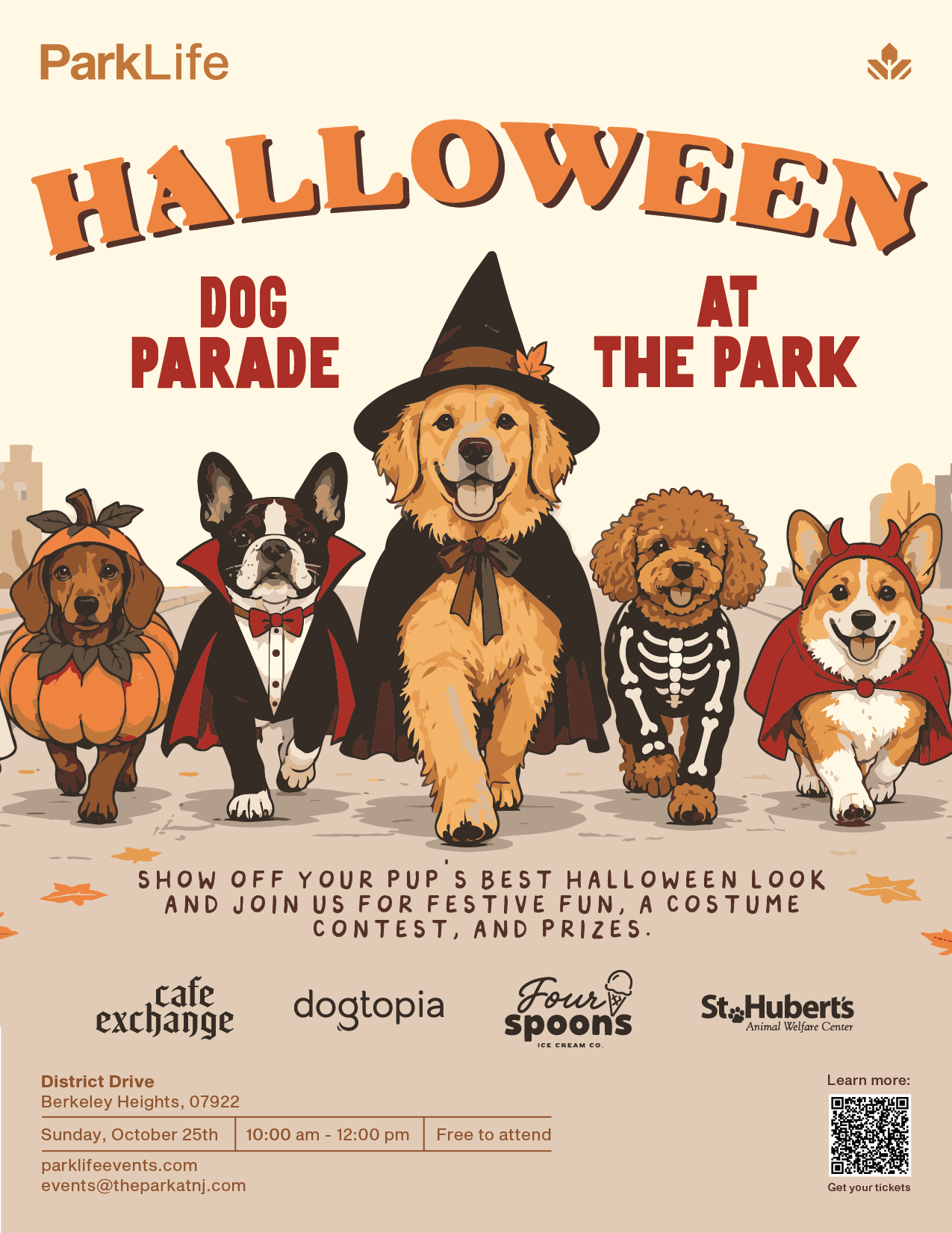 Halloween Dog Parade at The Park