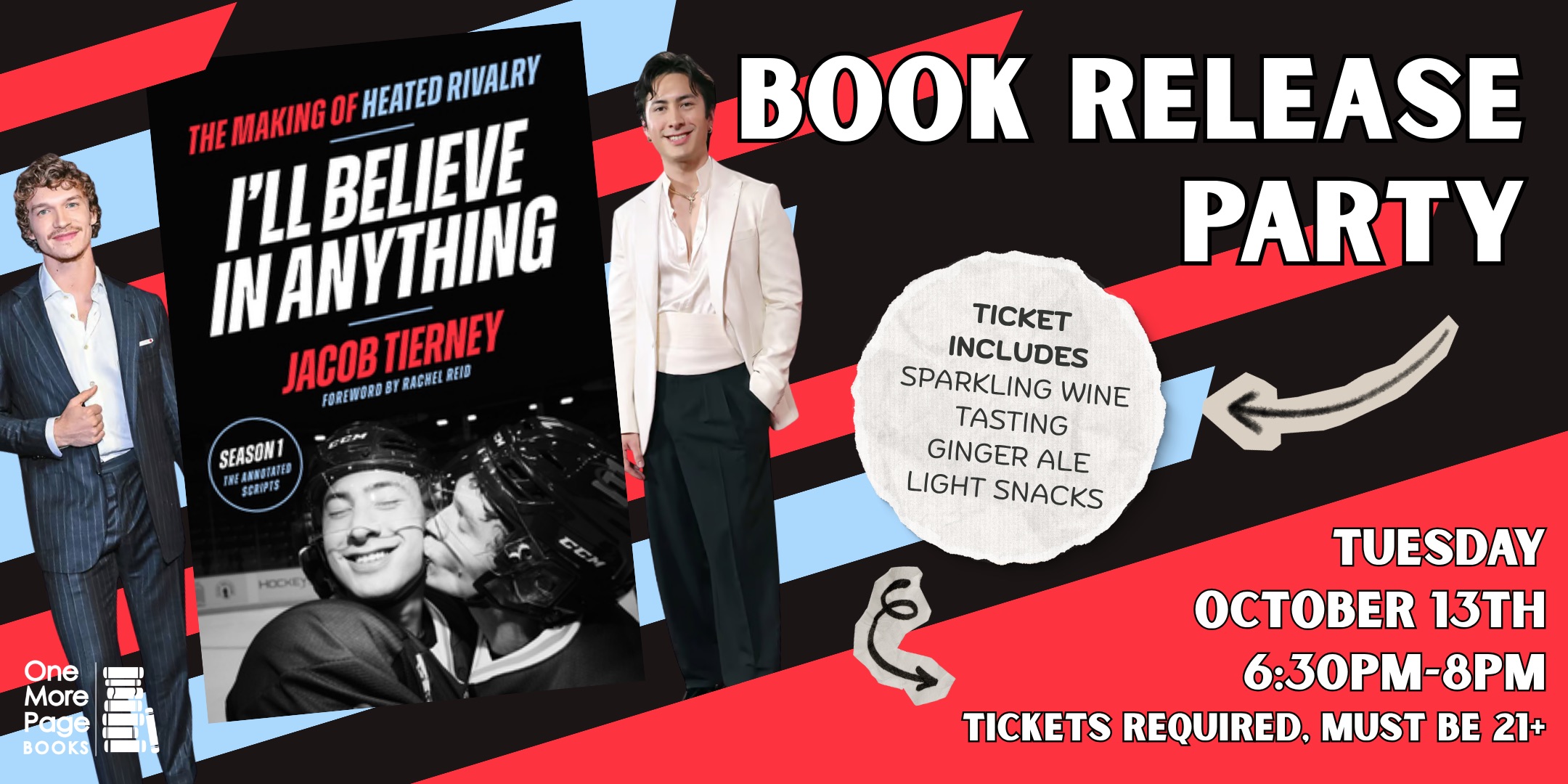 Heated Rivalry Party to Celebrate the Release of Jacob Tierney’s ‘I’LL BELI
