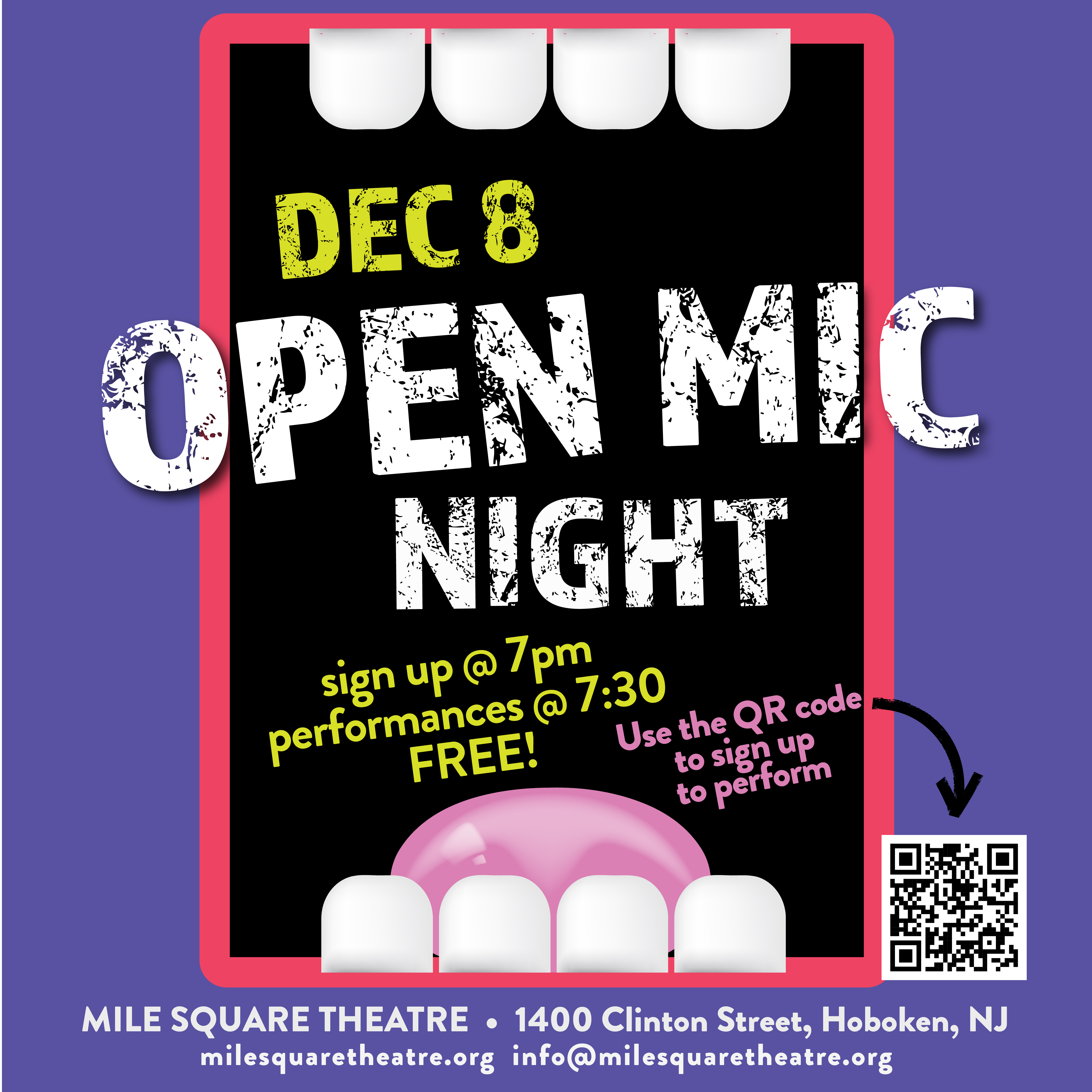 MST December Open Mic Night