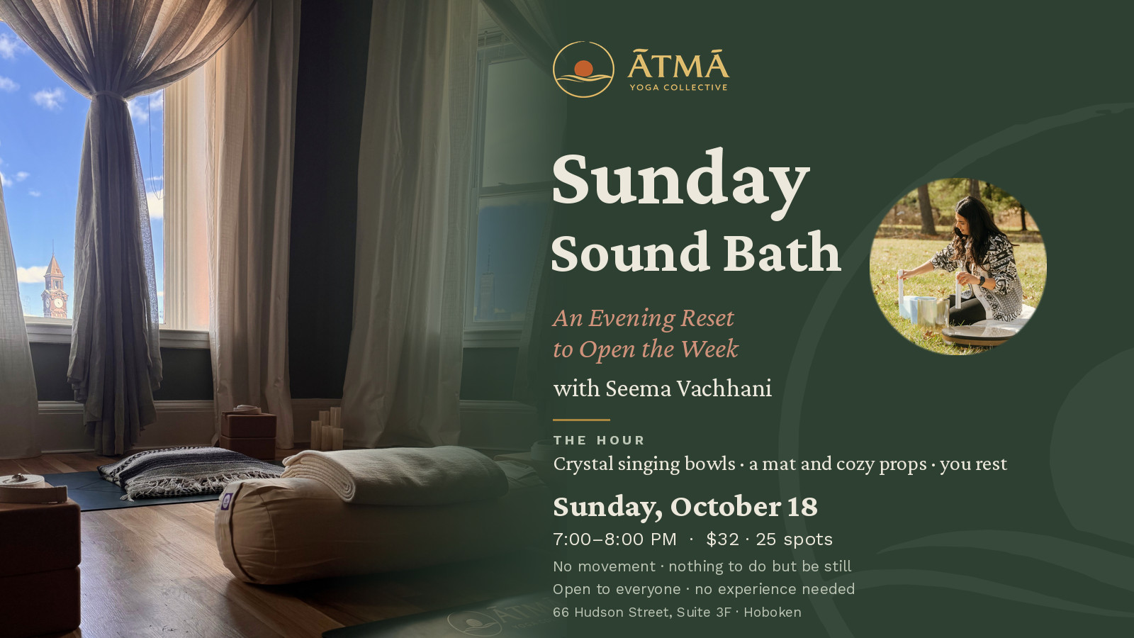 Sunday Sound Bath: An Evening Reset to Open the Week