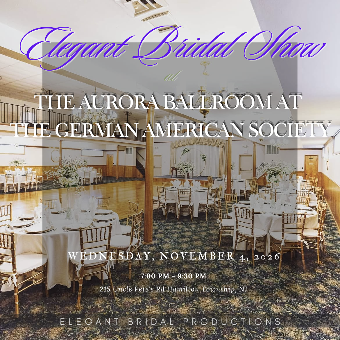 Bridal Show at The Aurora Ballroom at the German American Society