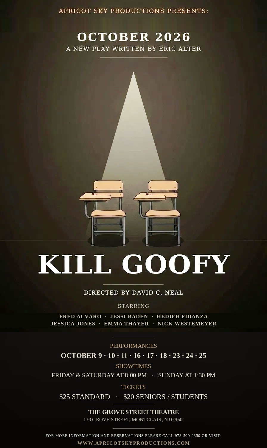 Kill Goofy: Playwright by Eric Alter