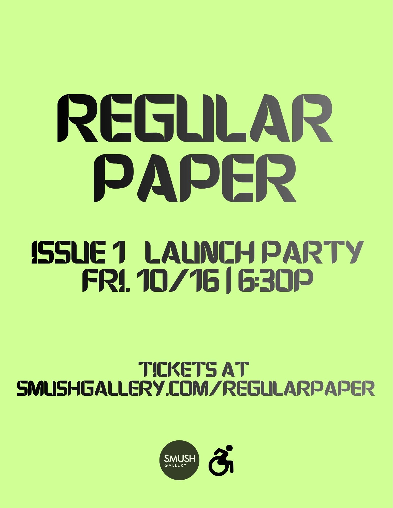 Launch Party – Regular Paper, Issue 1
