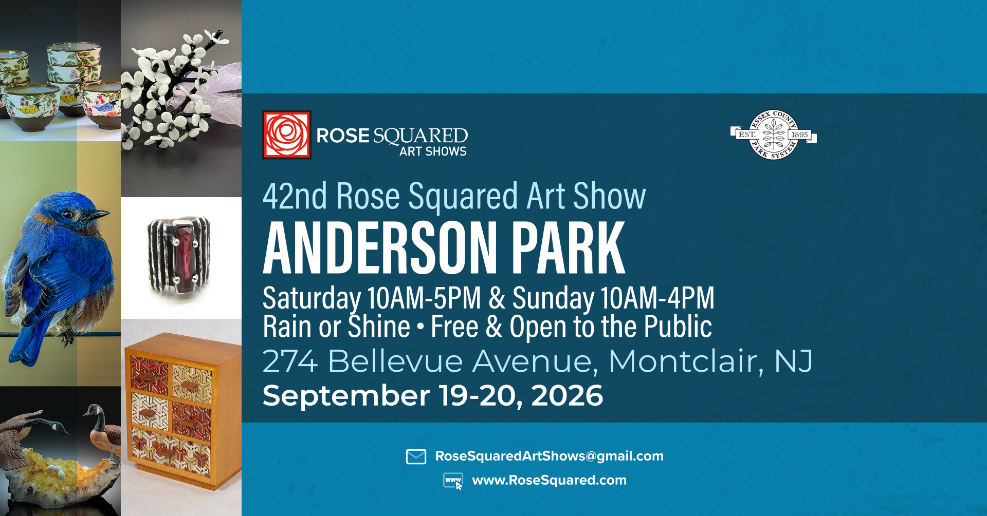 42nd Annual Rose Squared Art Show at Anderson Park