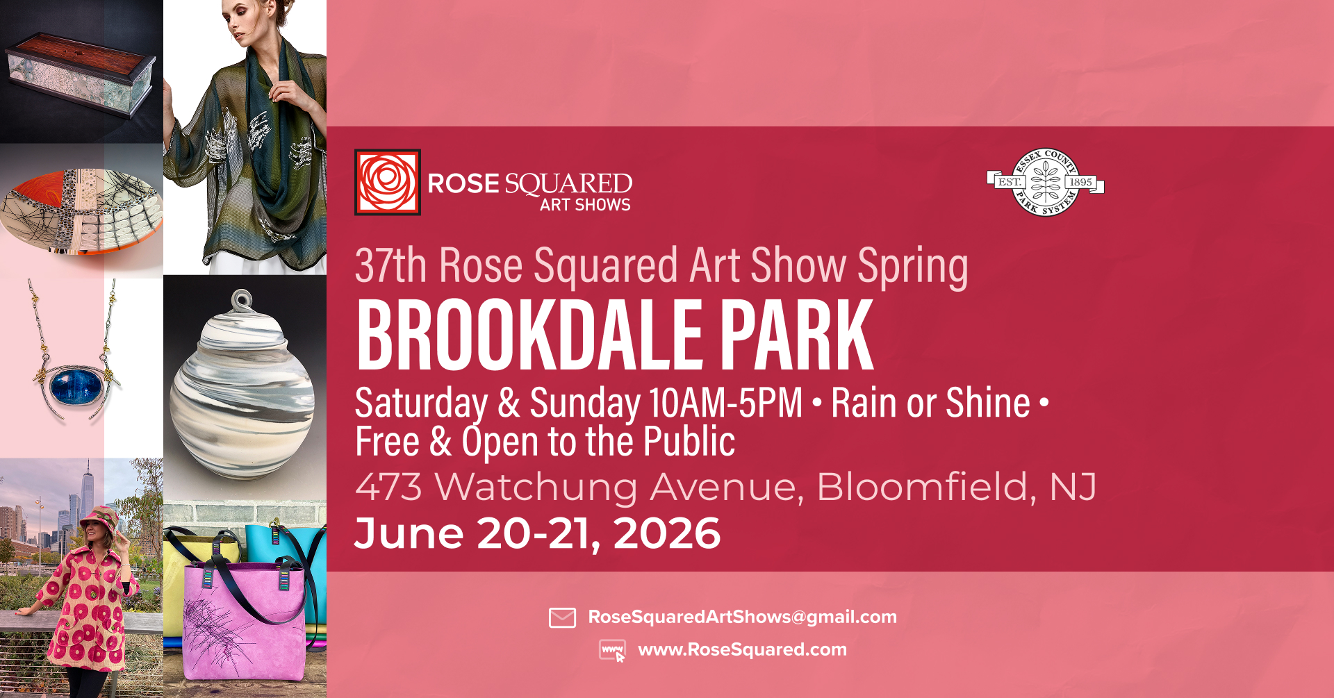 37th Annual Spring Rose Squared Art Show at Brookdale Park