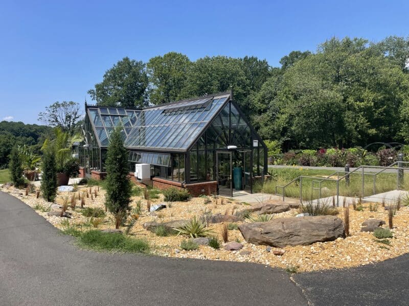 the greenhouse at meadowlark gardens