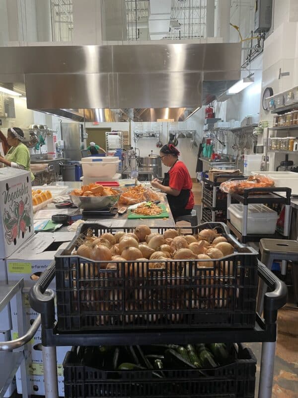 the kitchen at 100 bowls of soup 