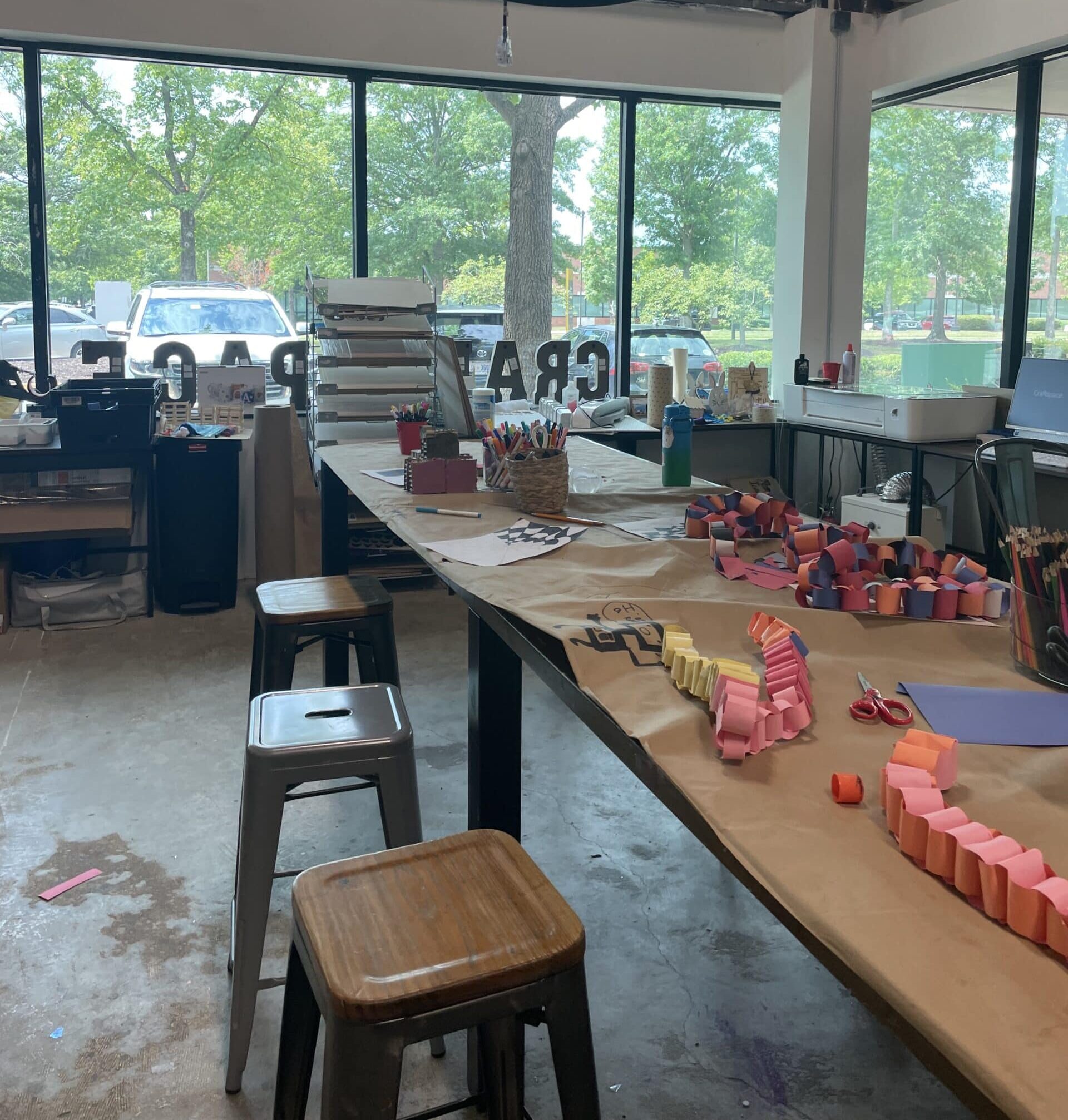 workspace at Craftspace VA