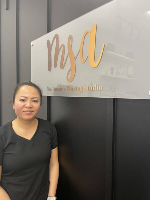 owner Annie at Ms Annie's Waxing