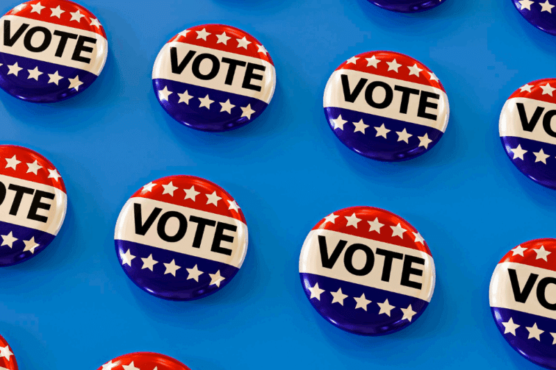 voter buttons