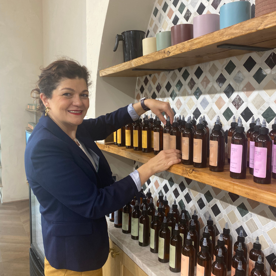 the scent bar at district candle