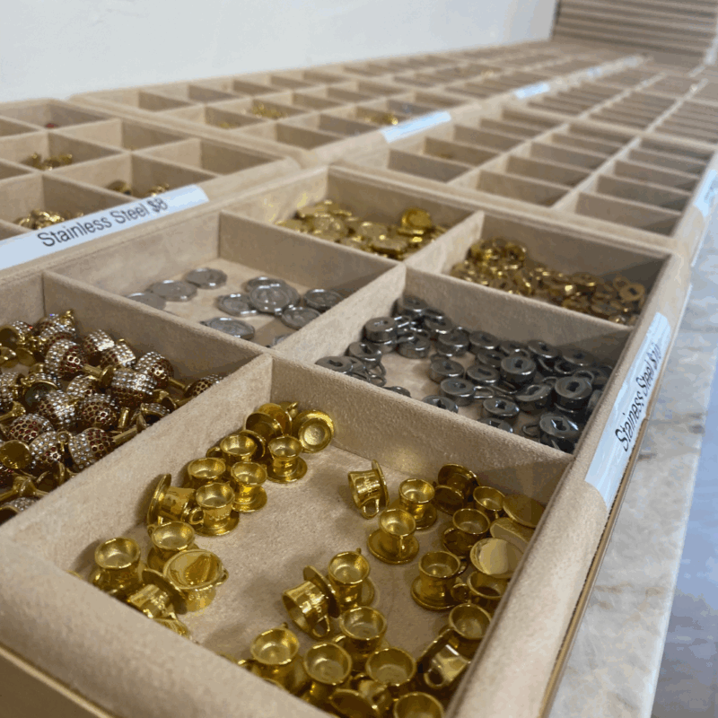 jewelry pieces at fawne 