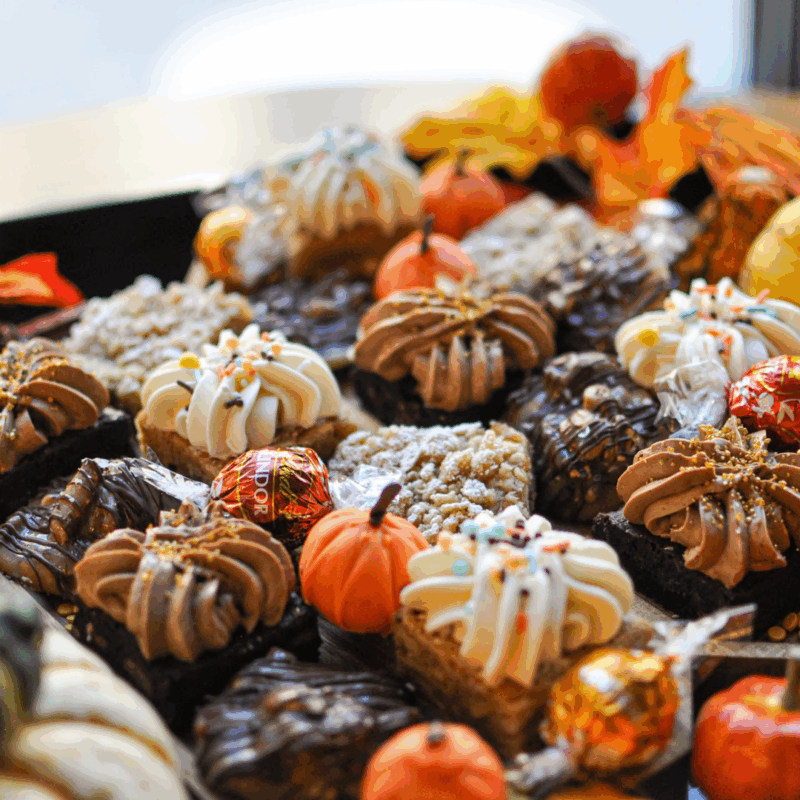 a holiday dessert board from baker kathleen faliskie