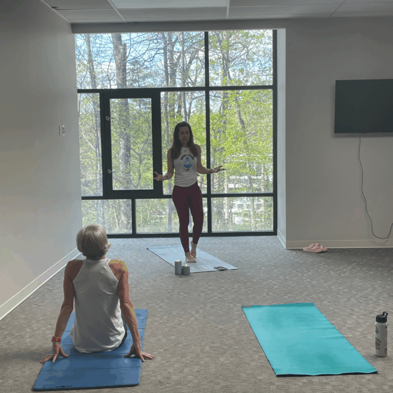 kimberly teaching zen class