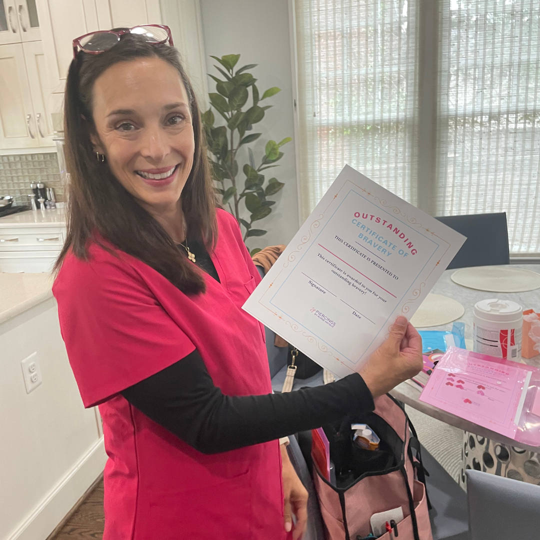 nurse natalie and her paperwork