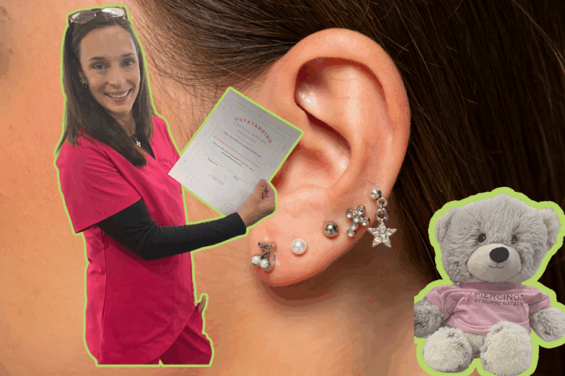 nurse natalie - ear piercing