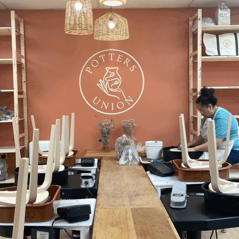 the main table at potters union
