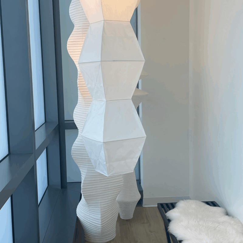 a noguchi lamp at NIB studio