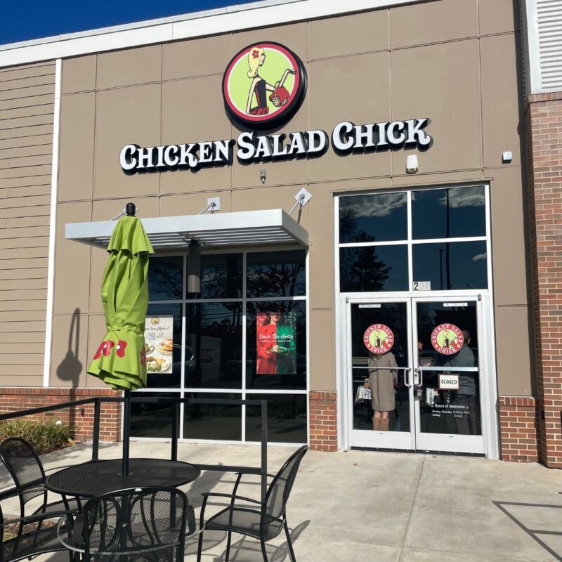 exterior of chicken salad chick in herndon