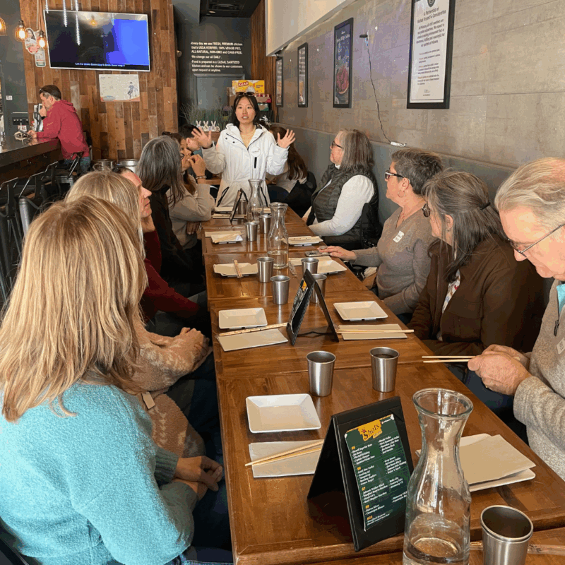 the group listens to Soo-jin of Virginialicious
