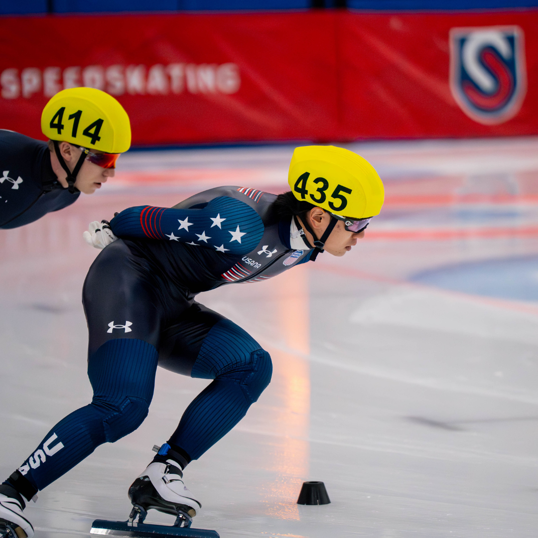US Speedskater Brandon Kim