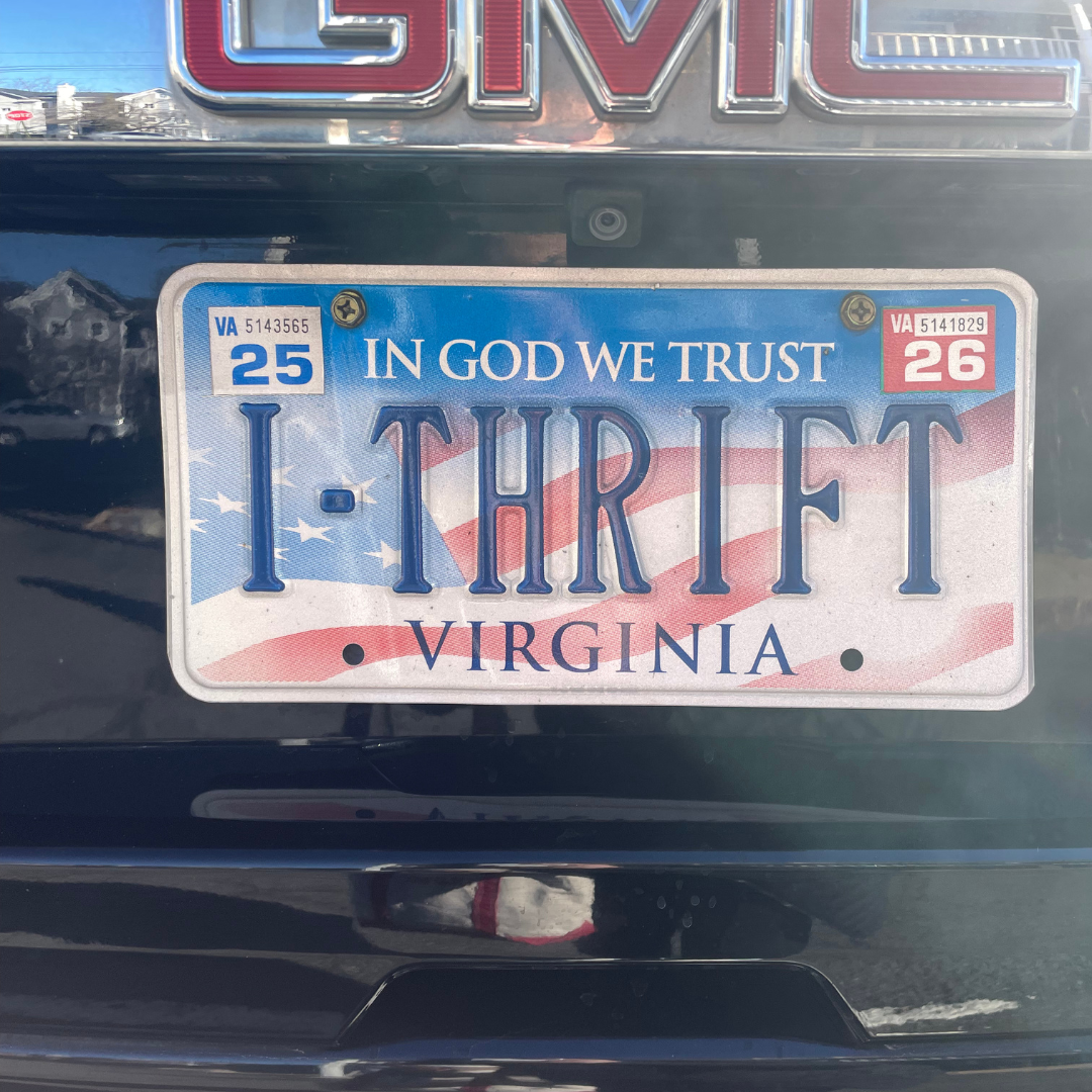 carmen's personalized license plate