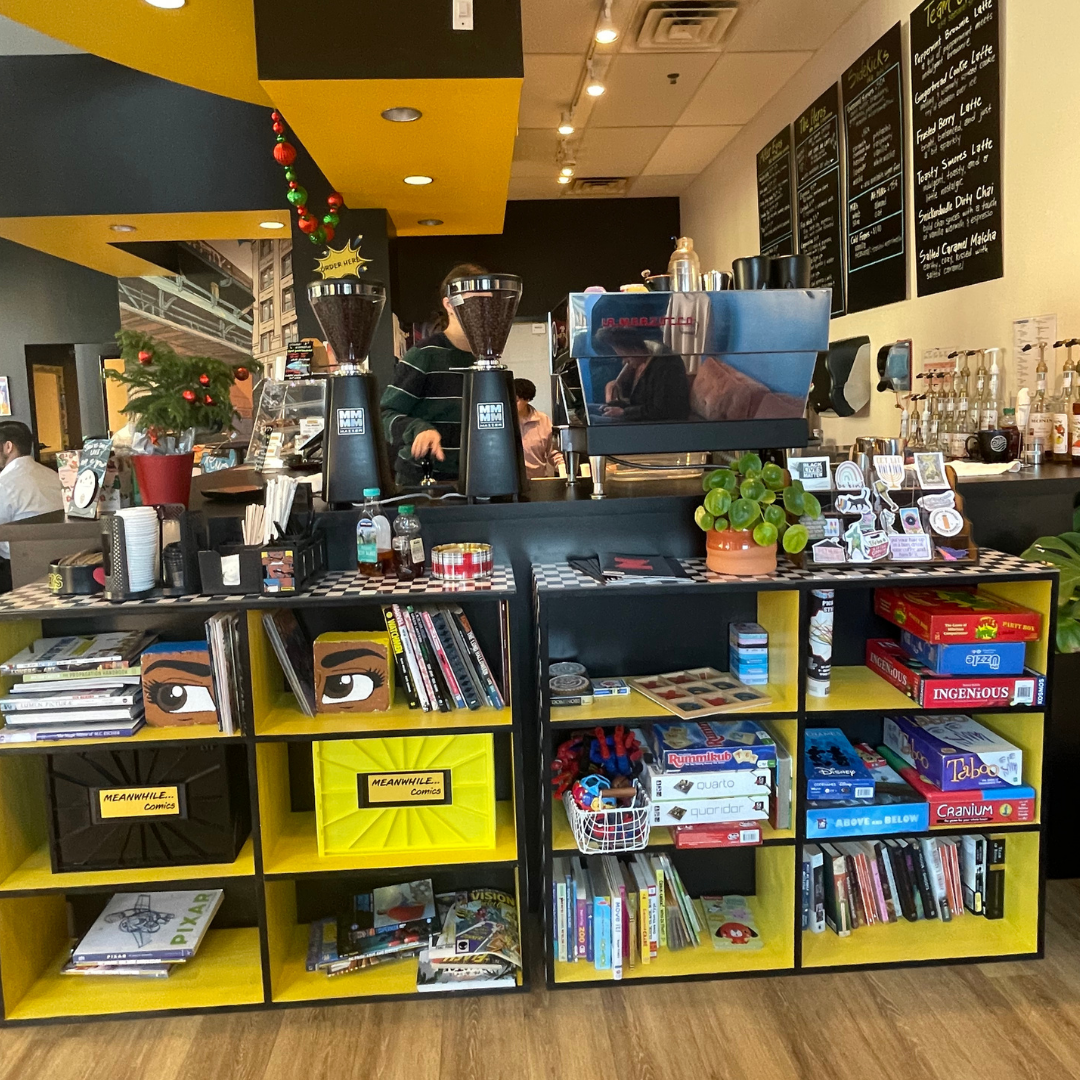 games to borrow at meanwhile...coffee in herndon