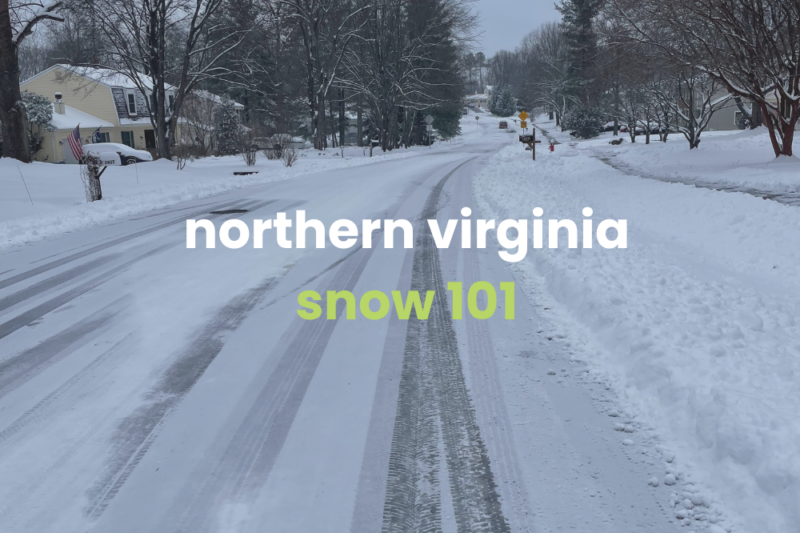 snow in northern virginia