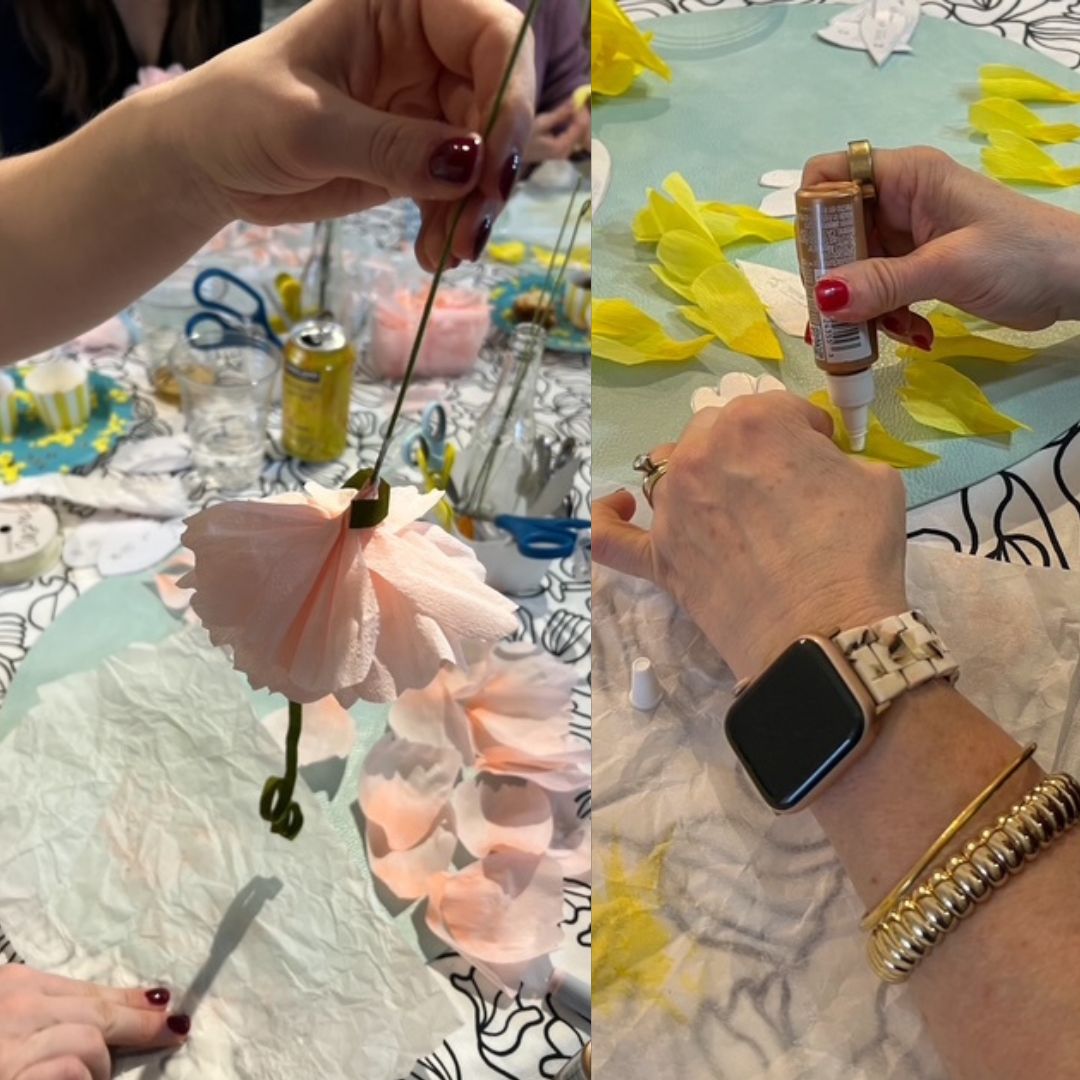 paper flower workshop