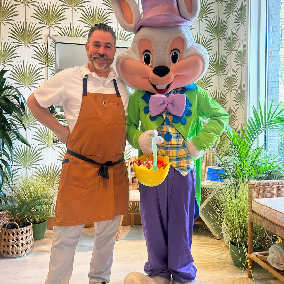 easter bunny at neutral ground mclean