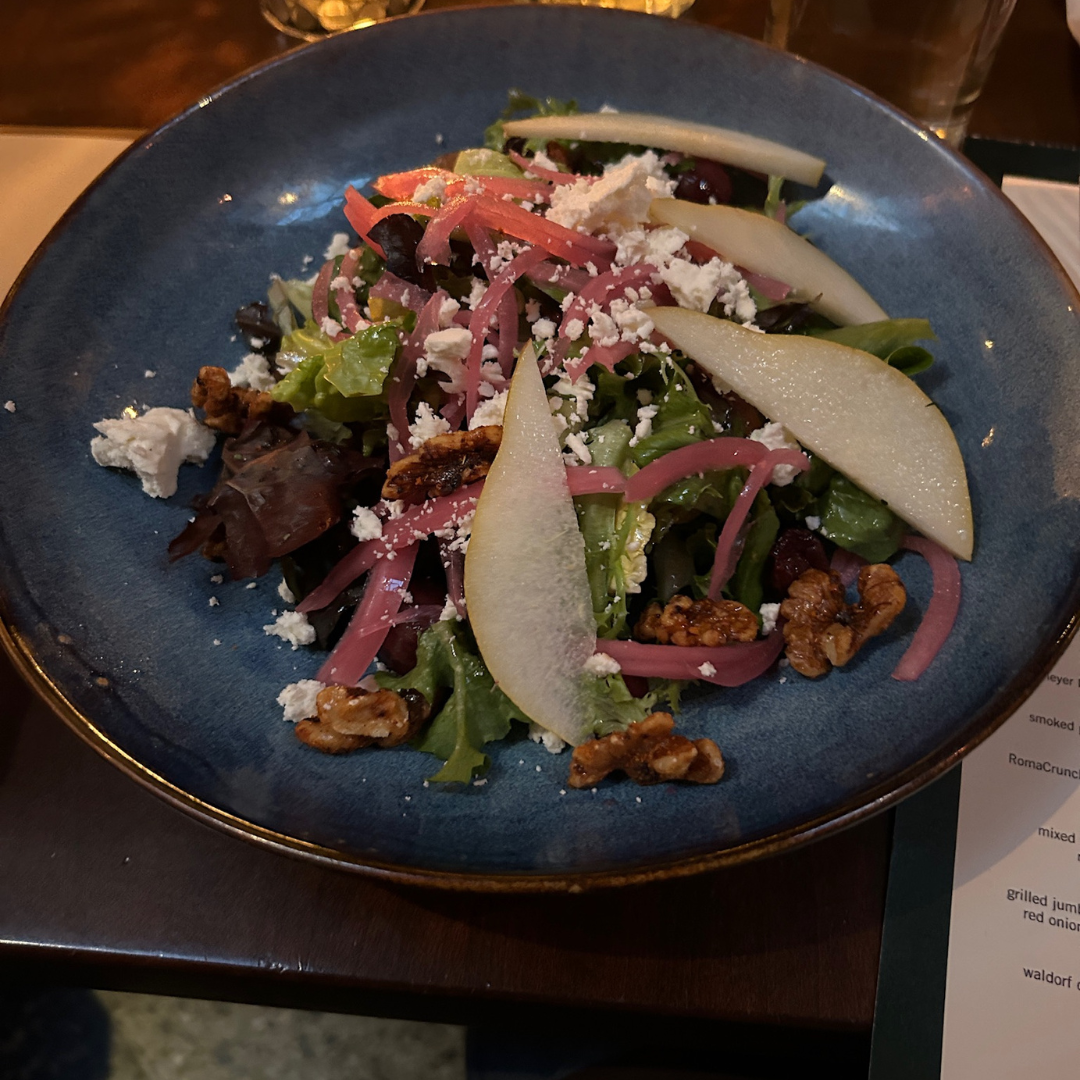 a salad at the majestic restaurant in alexandria va 