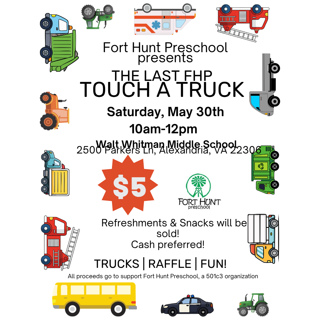 fort hunt pre school touch a truck
