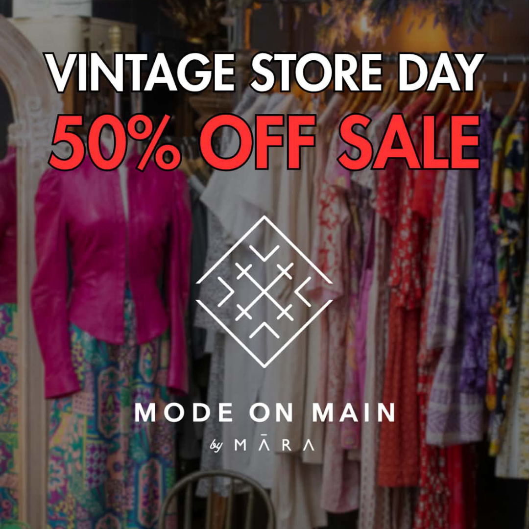 mode on main vintage store day
