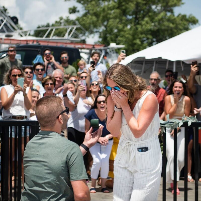 wedding asbury park cross and orange couple engagement