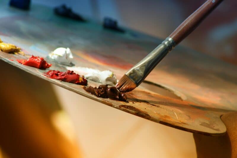 open art studio session at belmar arts council