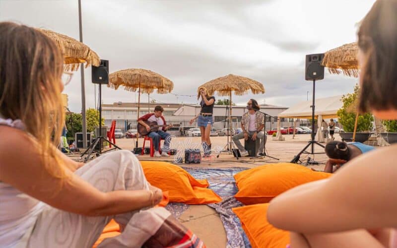 outdoor beach concert
