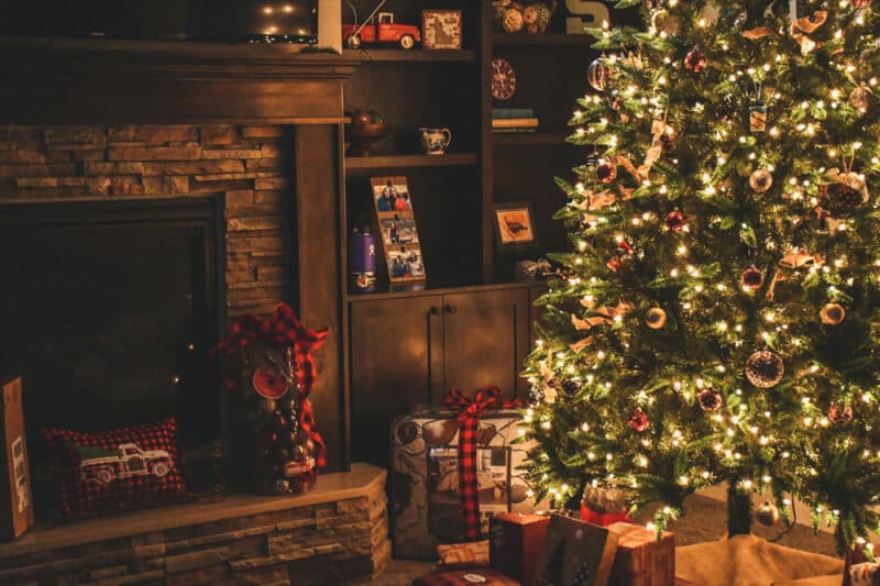 christmas tree inside