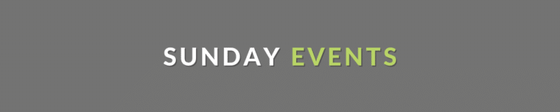 website divider button sunday events