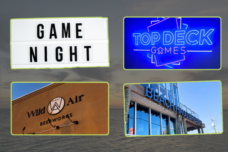 board games at the shore
