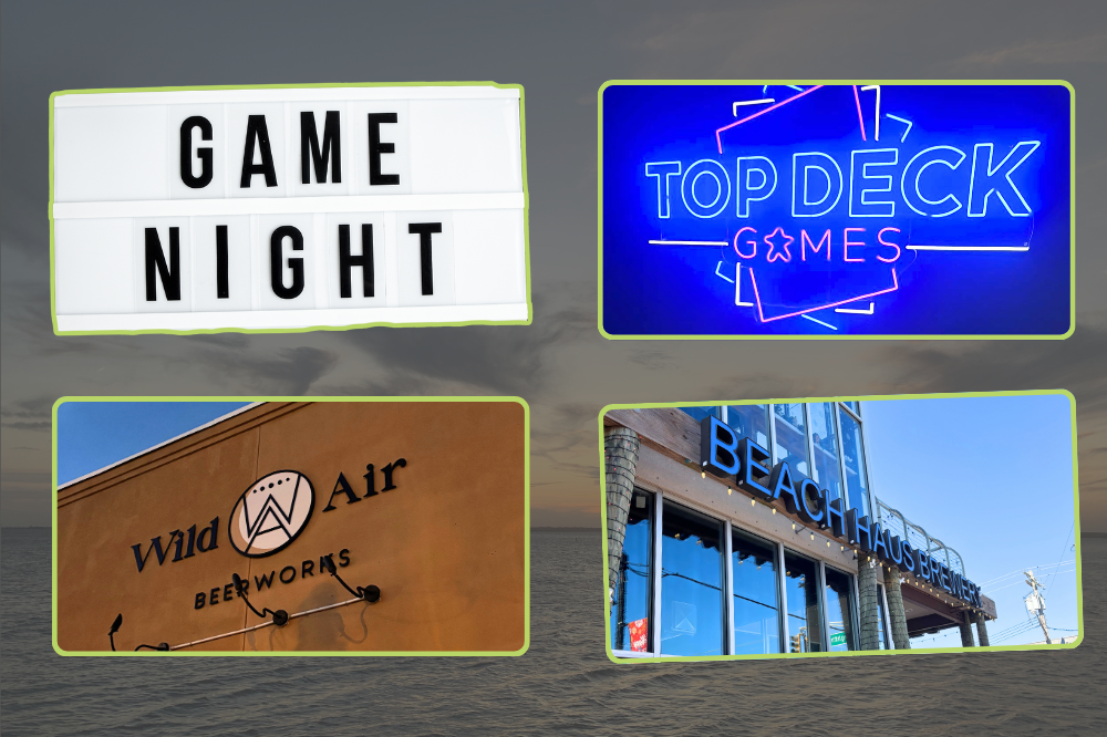 board games at the shore