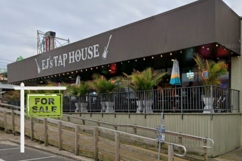 ej's taphouse in seaside heights is for sale