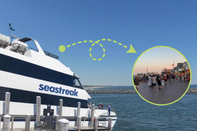 Seastreak Ferry Route Point Pleasant NJ NYC