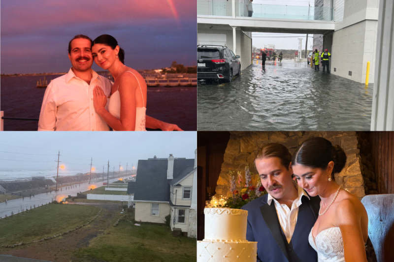 new jersey nor'easter storm wedding