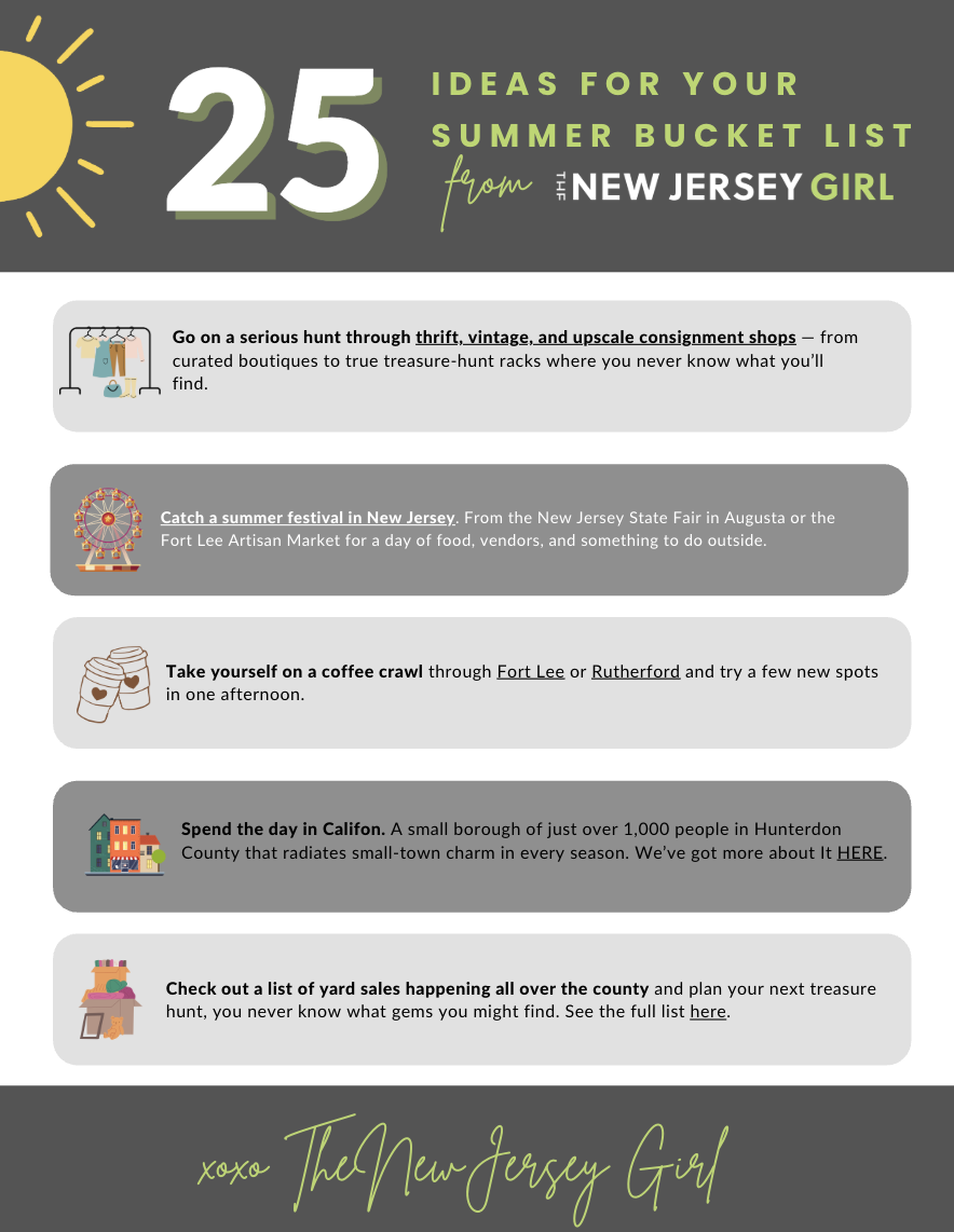 NJG Summer Bucket List 2026